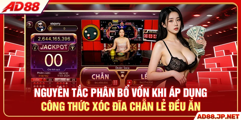 Nguyên tắc phân bổ vốn khi áp dụng công thức xóc đĩa chẵn lẻ đều ăn