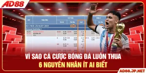 Vì Sao Cá Cược Bóng Đá Luôn Thua - 6 Lý Do Ít Ai Biết