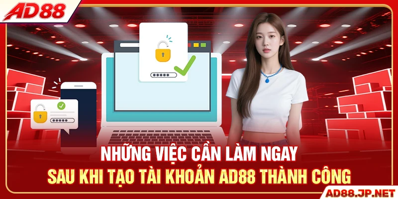Những việc cần làm ngay sau khi đăng ký AD88 thành công
